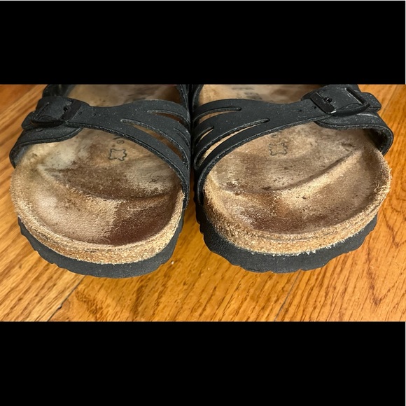 EUC Birkenstock Strappy Sandals, Black - Picture 3 of 5